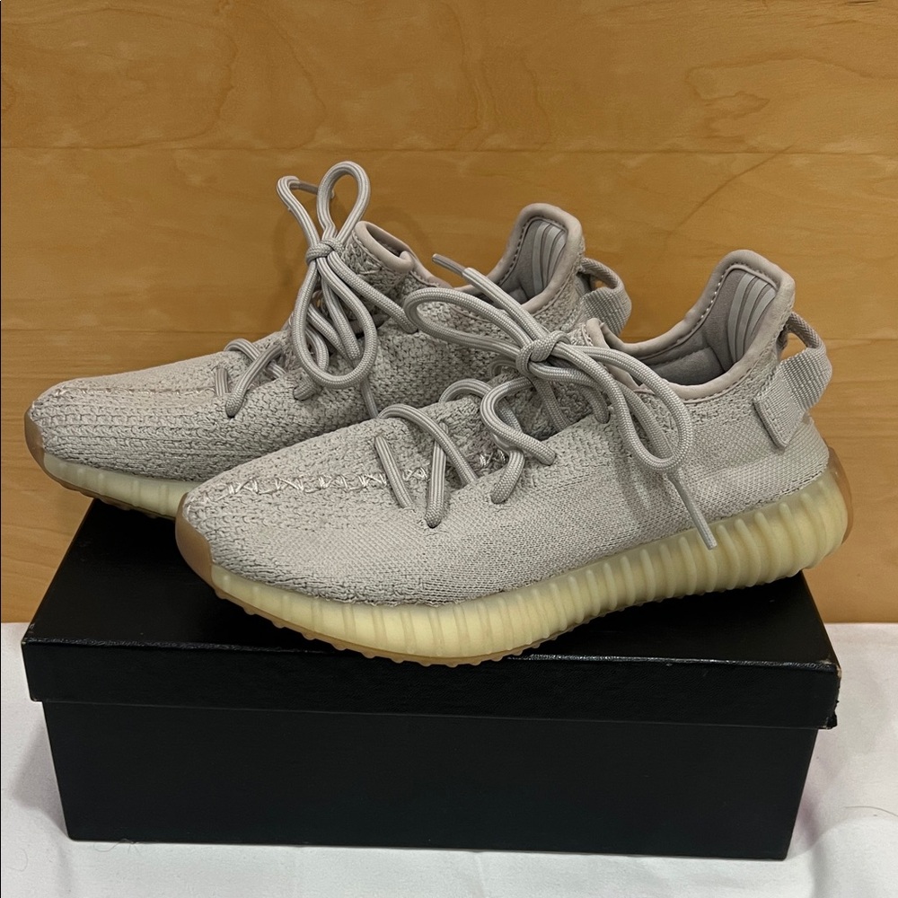 Stylish Beige Knit Sneakers
